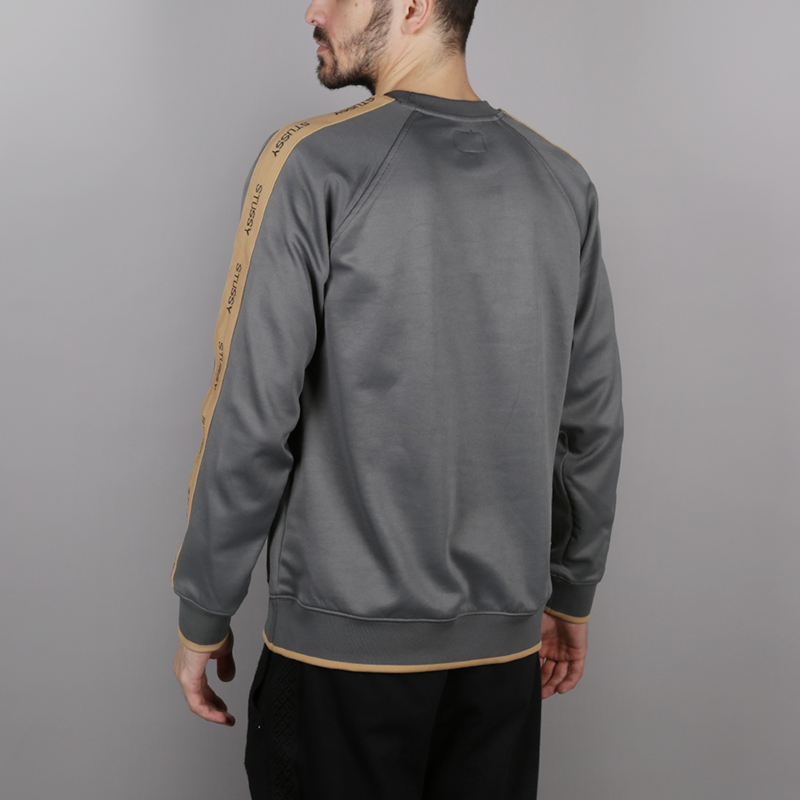 Мужская толстовка Stussy Poly Track Crew (118273)  - цена, описание, фото 4